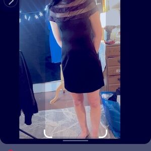 Style works little black cocktail dress